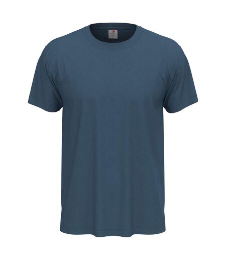 Unisex adults classic tee denim blue Stedman