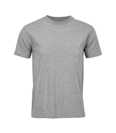 T-shirt Manches Courtes Motif/style Uni Cliff Adulte Gris Chiné SOLS