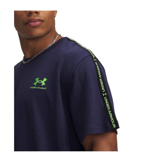 T-shirt Motif/style Icône Homme Bleu Marine Vert Vif Under Armour
