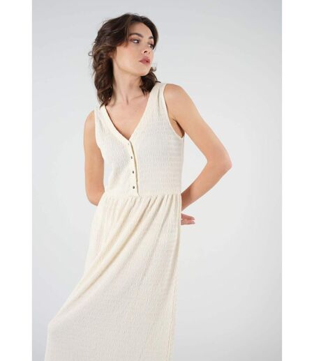 Robe midi unie ARIA