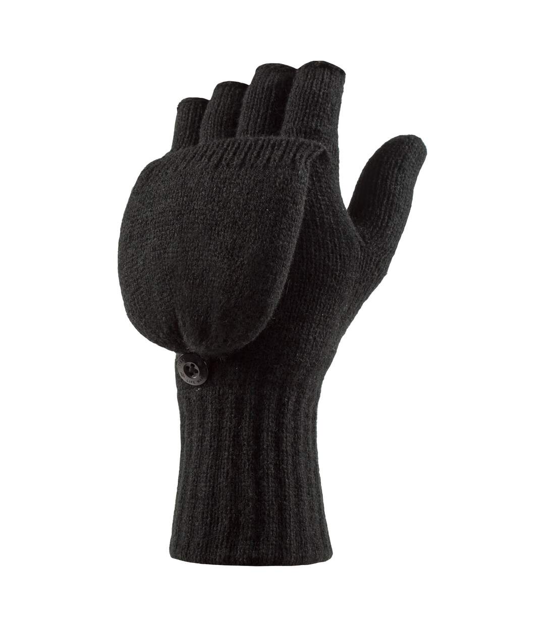 Ladies Mens Thermal Converter Mittens Gloves with Fingerless Option-1