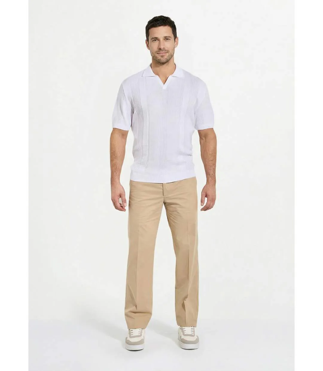 Pantalon ceinture ajustable invisible polycoton-4