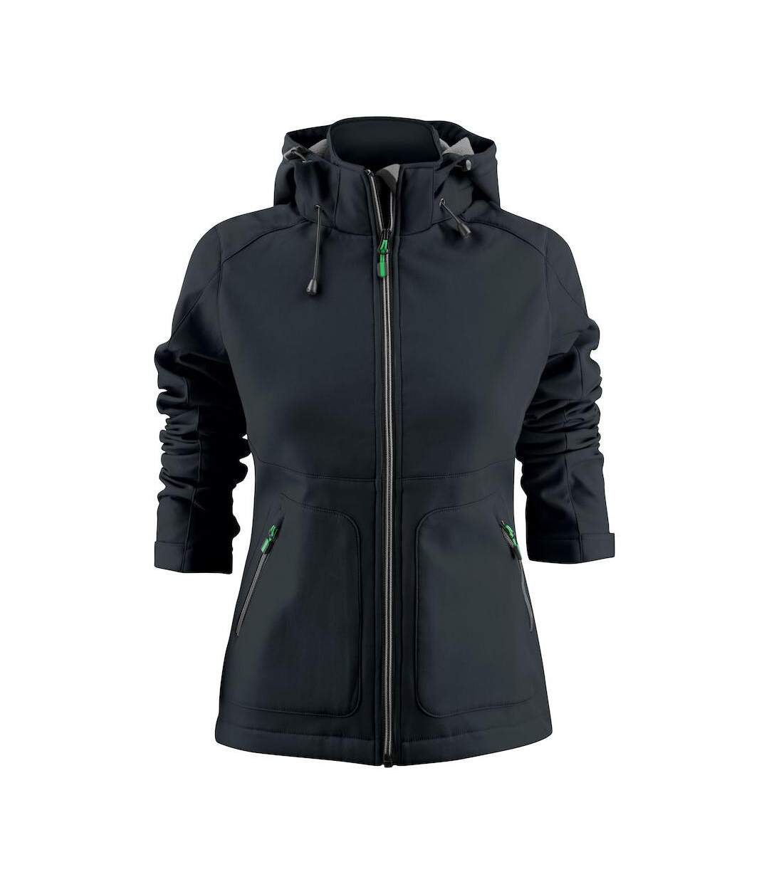 Veste Softshell Karting Femme Noir Printer-1