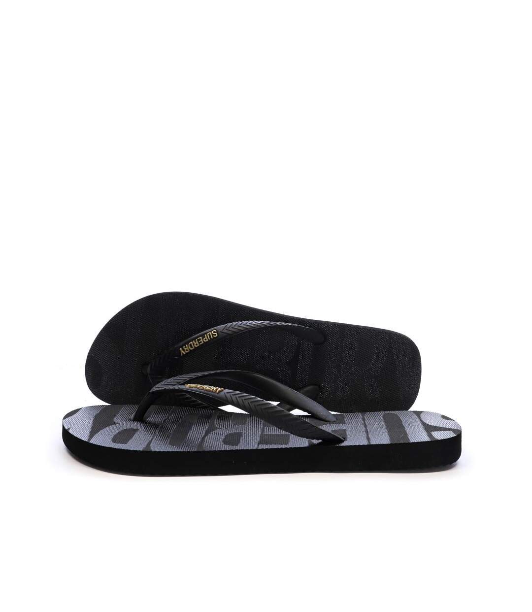 Tongs noir superdry essental flip flop-1