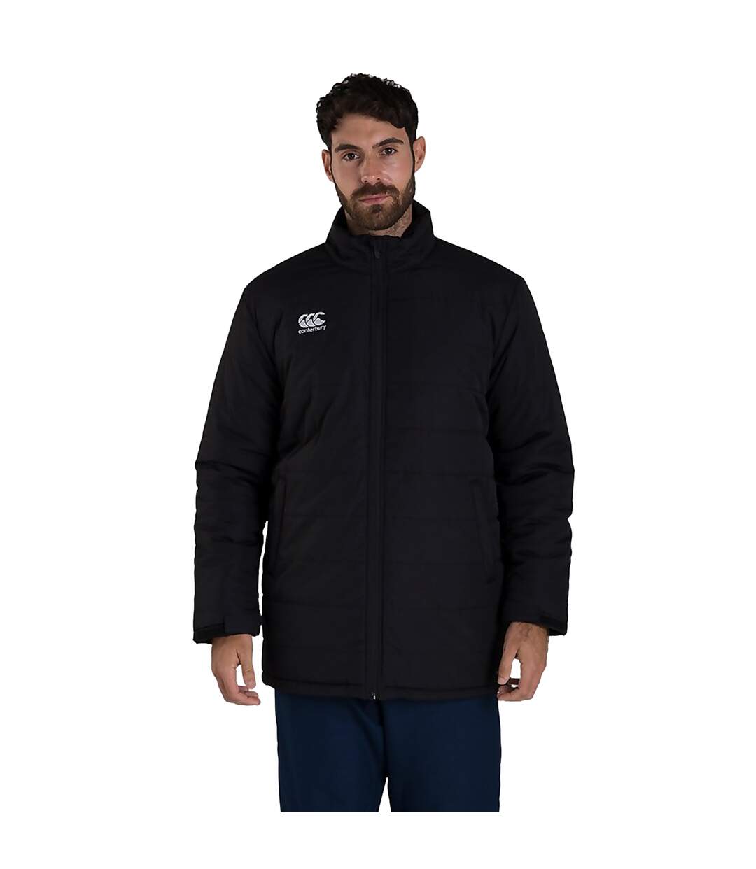 Mens Club Thermoreg Padded Jacket Black Canterbury-1