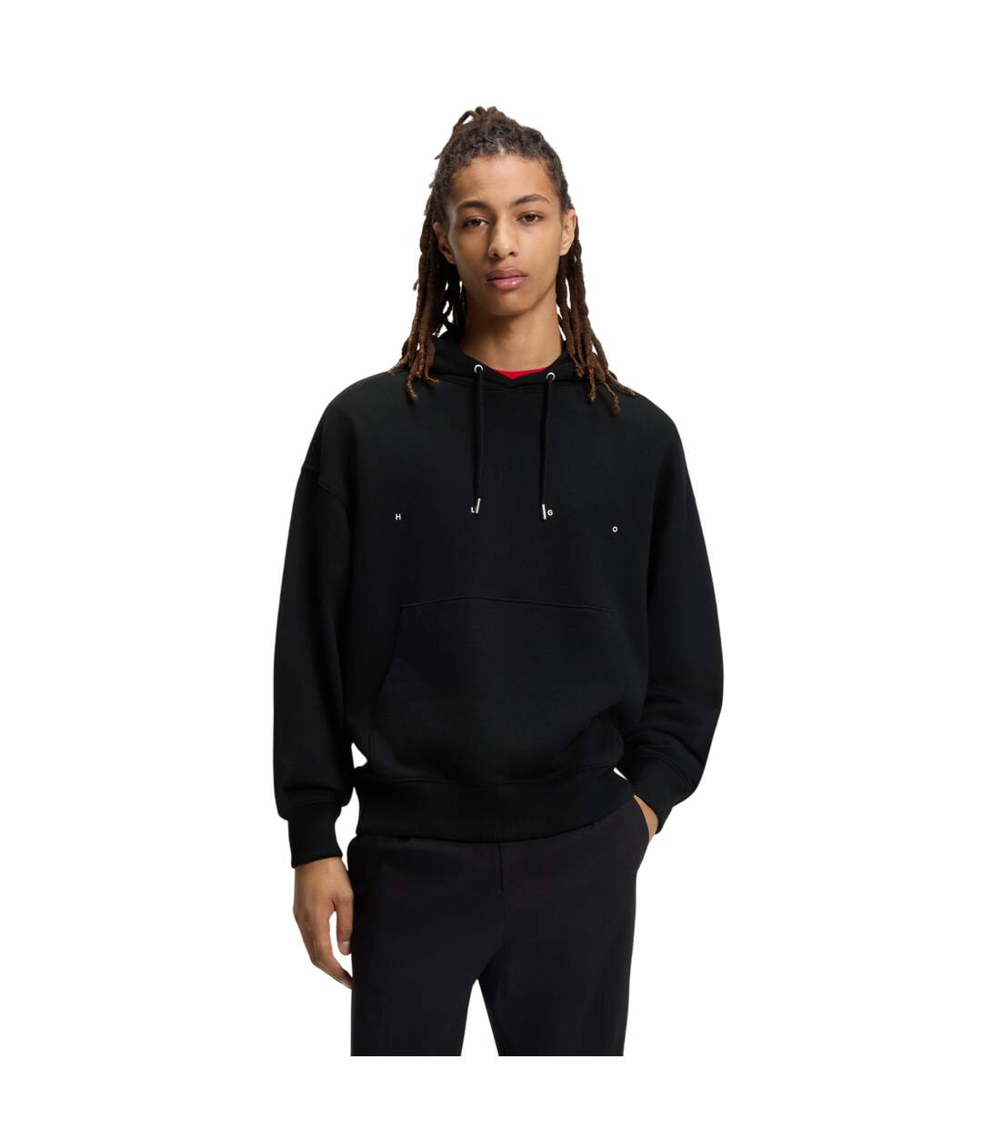 Unisex Adult Doland Hoodie Black Hugo-4