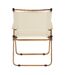 Chaise de Camping Pliable Mariposa 77cm Beige-4
