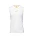 T-shirt Sans Manches Dunkey Homme Blanc Jaune Huari-2