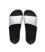 Claquettes noires/argent femme adidas adilette-3