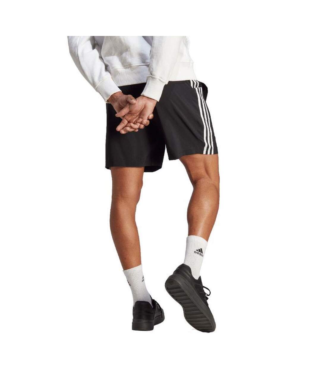 Short Style 3 Rayures Essentials Chelsea Homme Noir Adidas-3