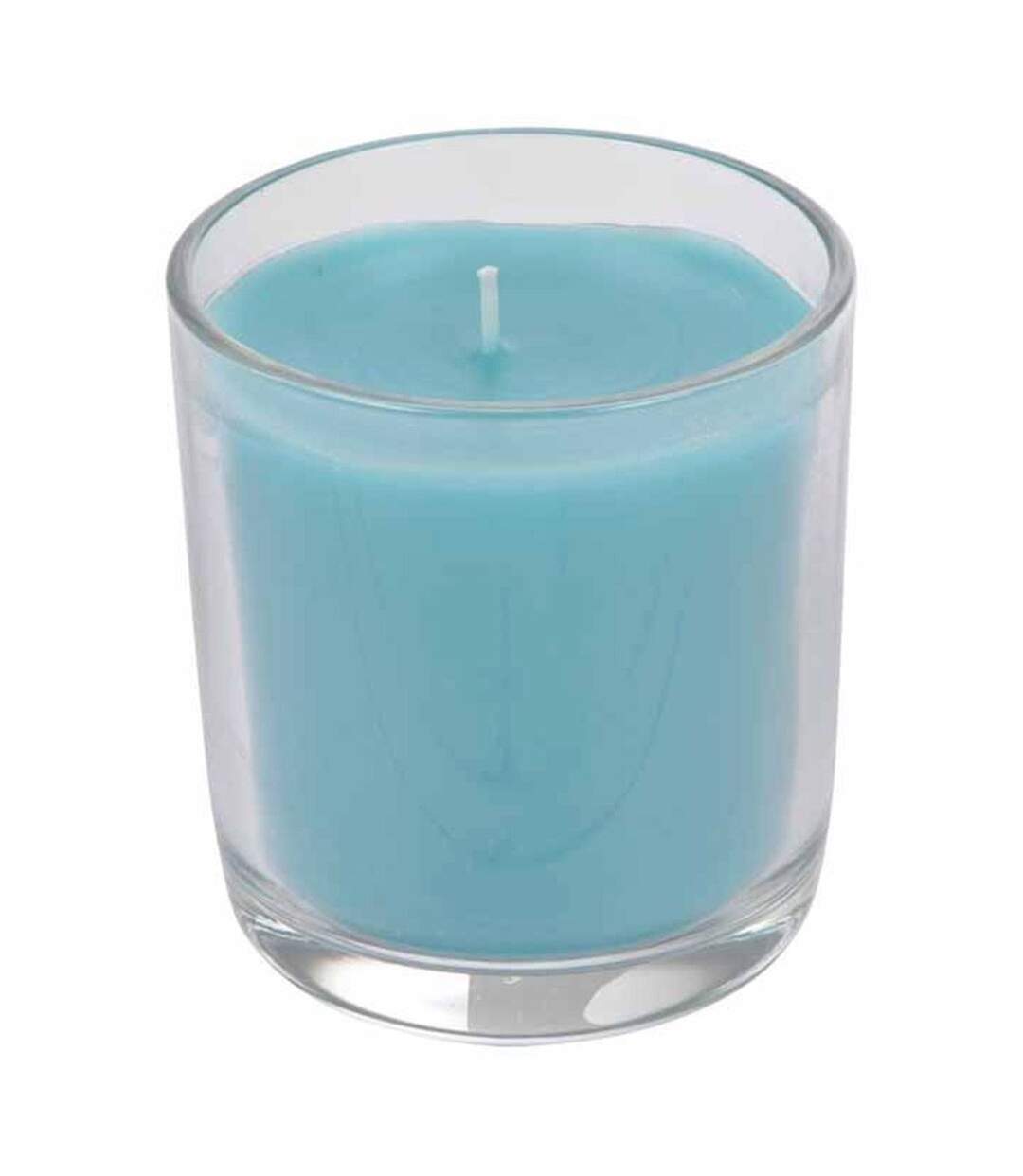 Bougie Parfumée Verrine Déco Tropical Fresh 9cm Pluie d'Été-1