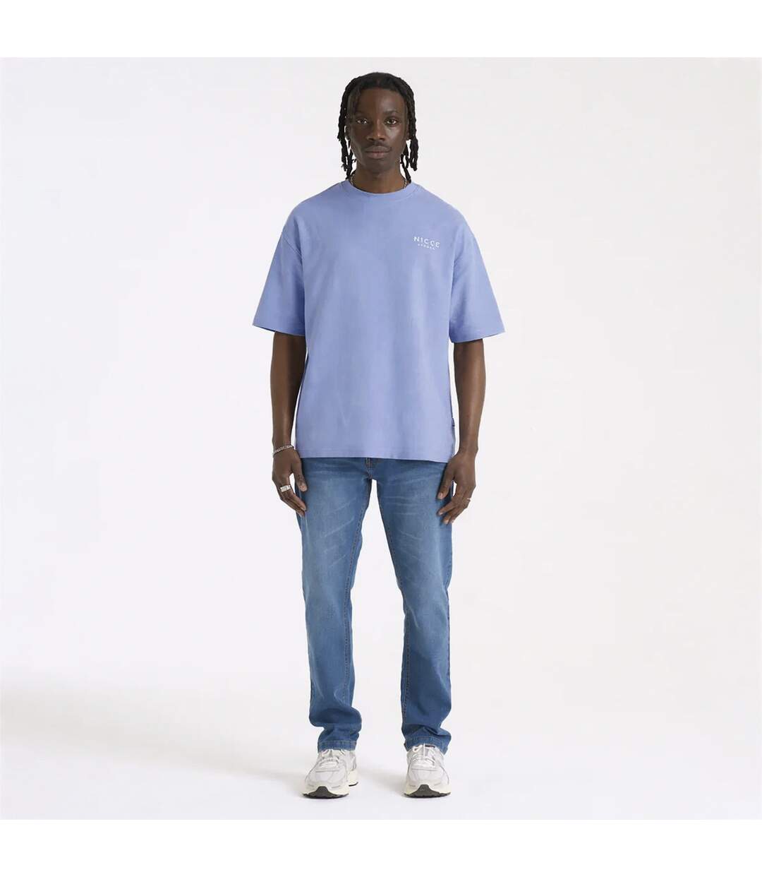 Nicce - T-shirt homme FLAVUR logo coton manches courtes casual-5
