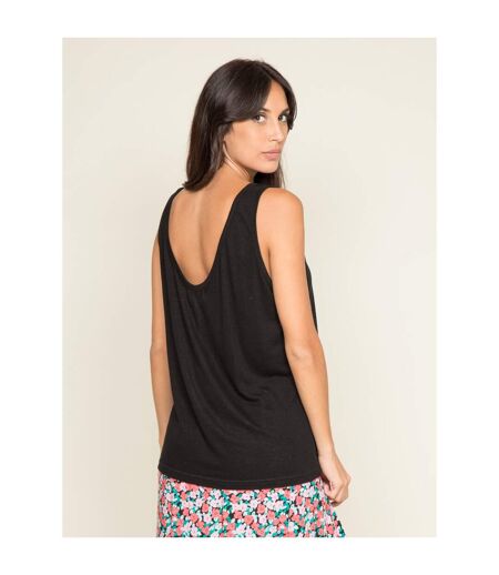 T-shirt sans manches lin FLERON - Dona X Lisa