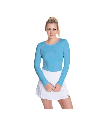 Rhino Womens/Ladies Sports Baselayer Long Sleeve (Pack of 2) (Light Blue) - UTRW7018