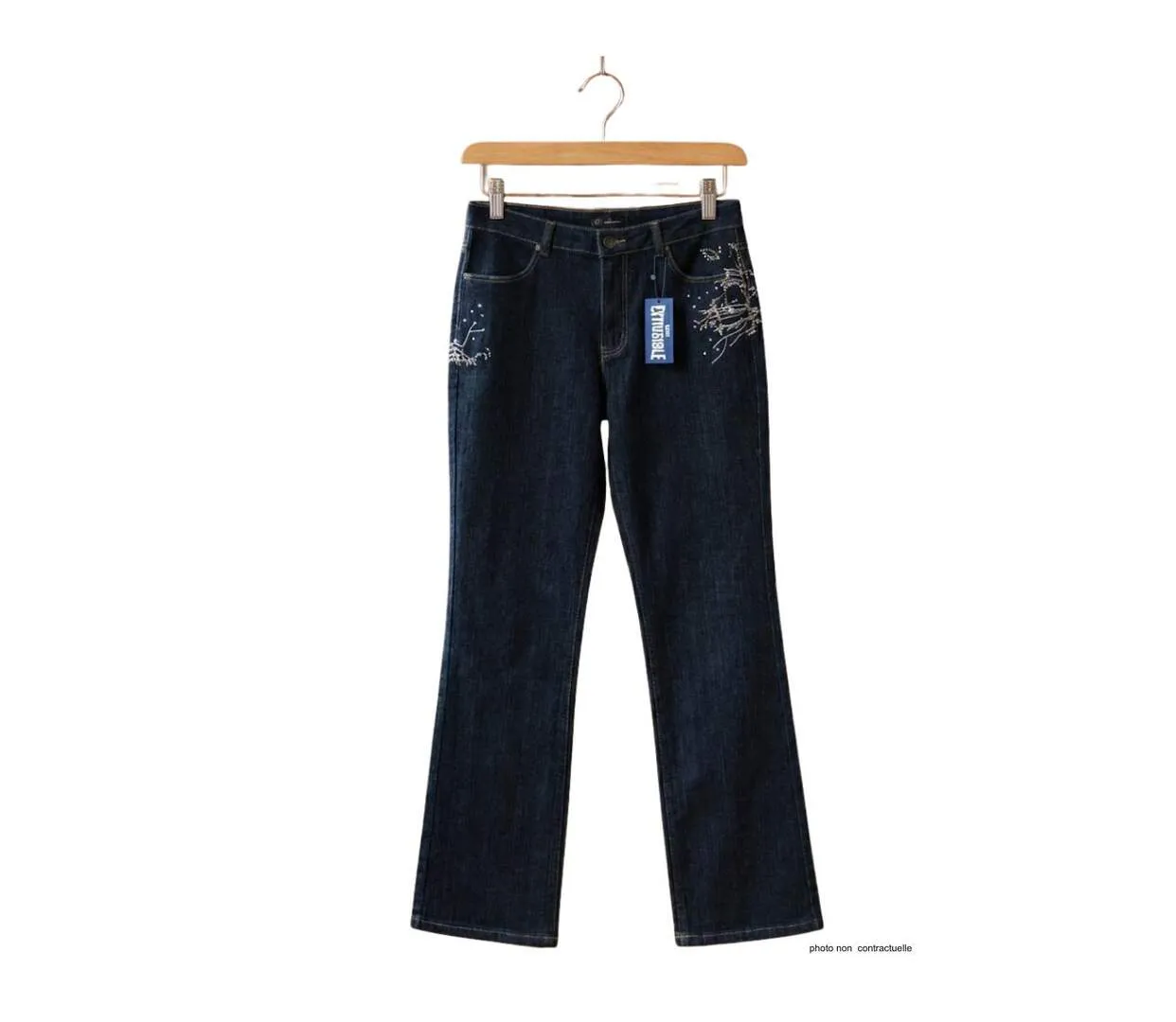Jean avec broderie SH1083D-2