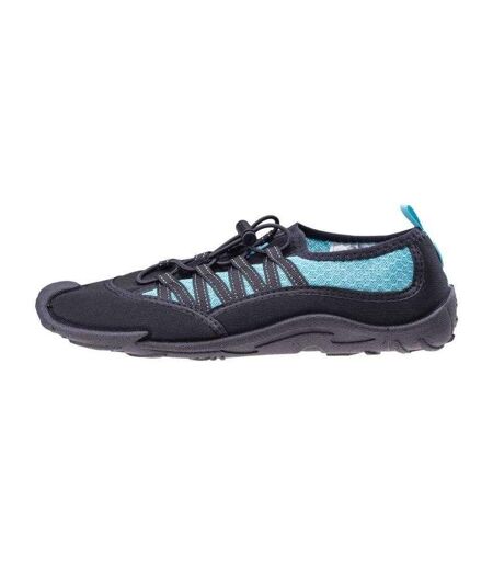 Womens/ladies Gimani Water Shoes Black Blue Aquawave