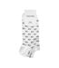 Socquettes Motif/style Imprimé Intégral Homme Blanc Gris Calvin Klein-3