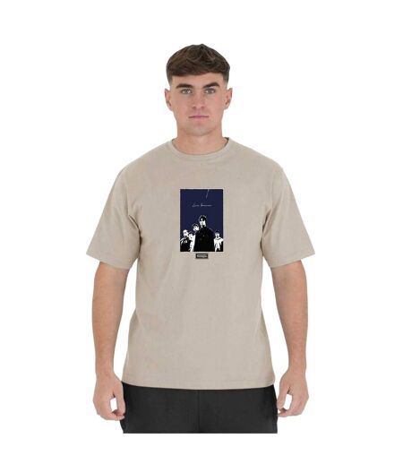 T-shirt Motif/style Imprimé Graphique Live Forever Adulte Bleu Marine Oasis