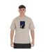 T-shirt Motif/style Imprimé Graphique Live Forever Adulte Bleu Marine Oasis-3