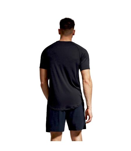 Mens Big Logo Super Light T-shirt Black Gunmetal Grey Canterbury