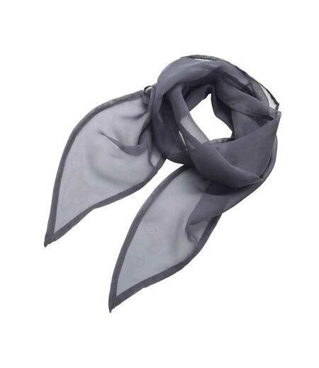 Écharpe Colours Adulte Taille Unique Gris Acier Premier