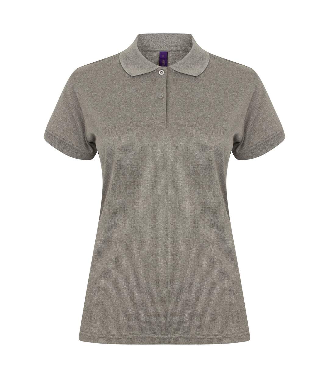 Polo sport à forme ajustée femme gris Henbury