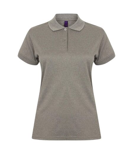 Henbury Womens/Ladies Coolplus® Fitted Polo Shirt (Sapphire Blue)