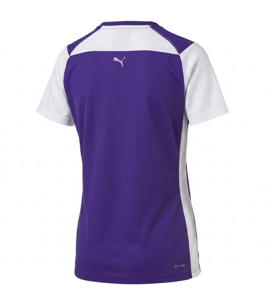 Womens/ladies Speed Short-sleeved T-shirt Purple White Puma-2