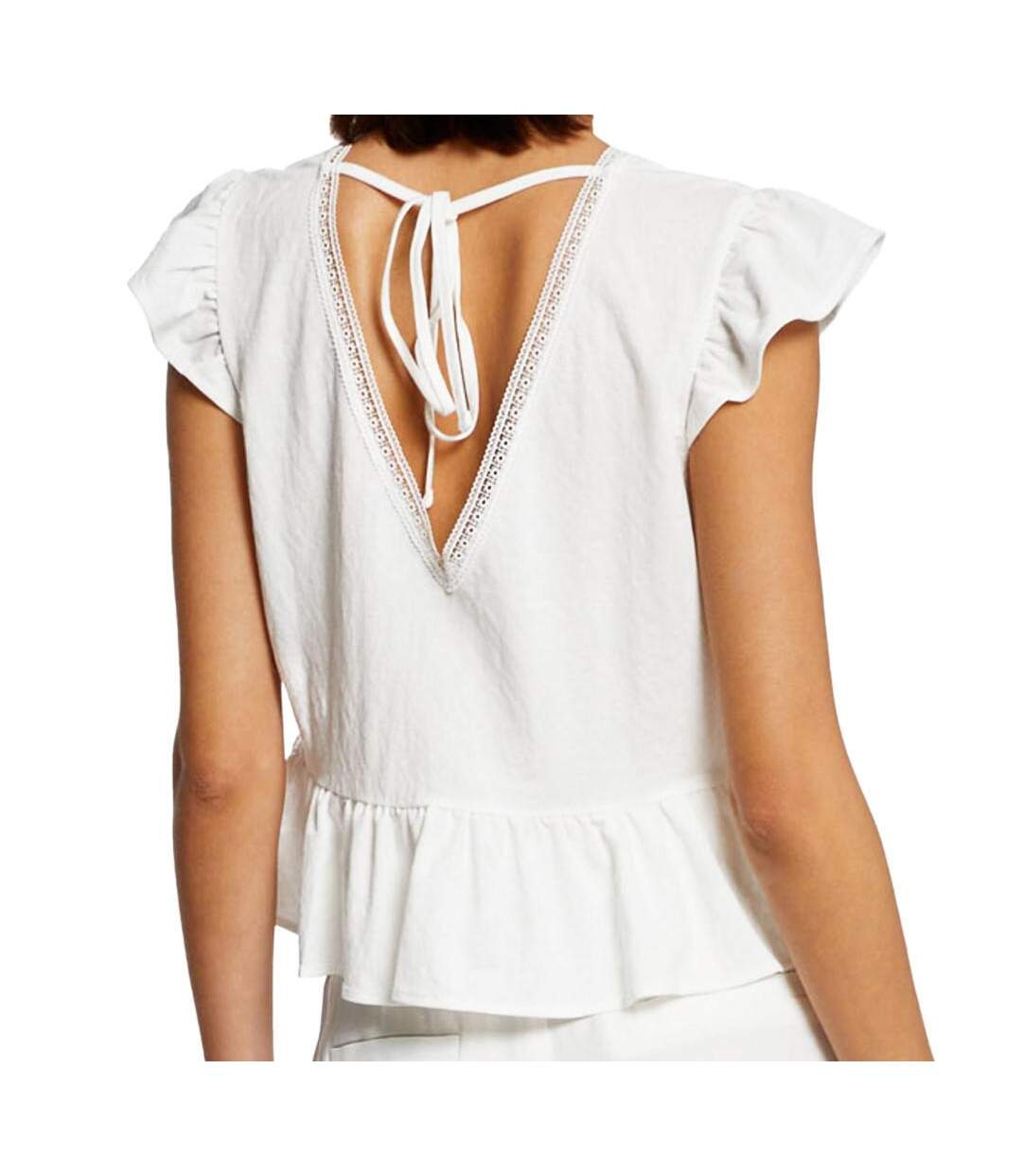 Top Blanc Femme Morgan Dera - L