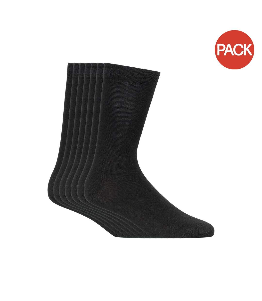 Pack of 7  Mens nokes sustainable socks  black Juice-1