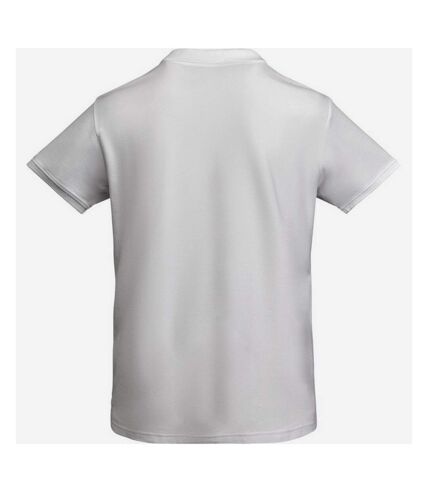 Mens prince short-sleeved polo shirt white Roly