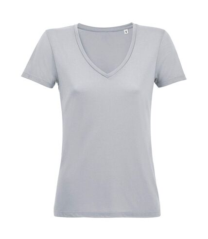 SOLS Womens/Ladies Motion V Neck T-Shirt (Pure Grey) - UTPC4104