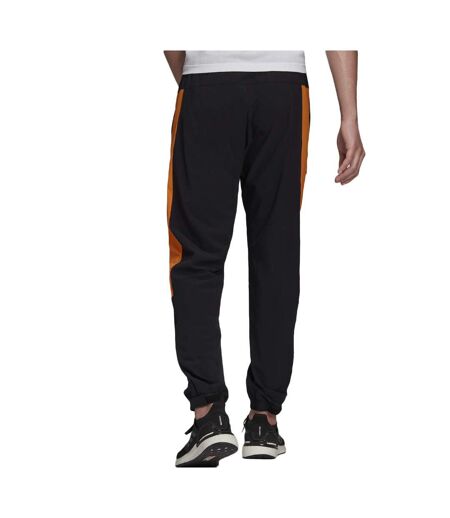 Jogging Noir/Orange Homme Adidas HE2259