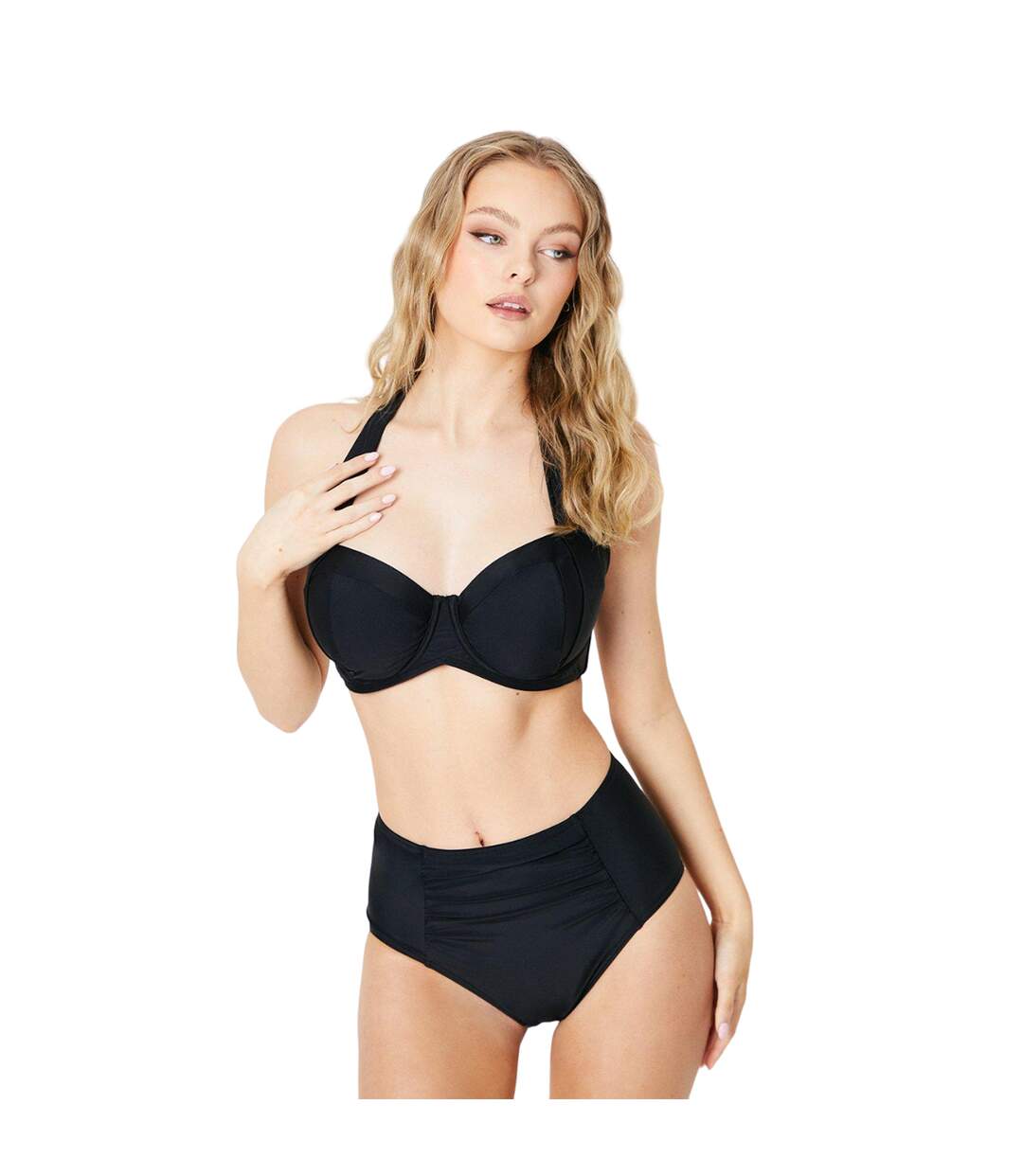 Bas de maillot de bain femme noir Debenhams-3