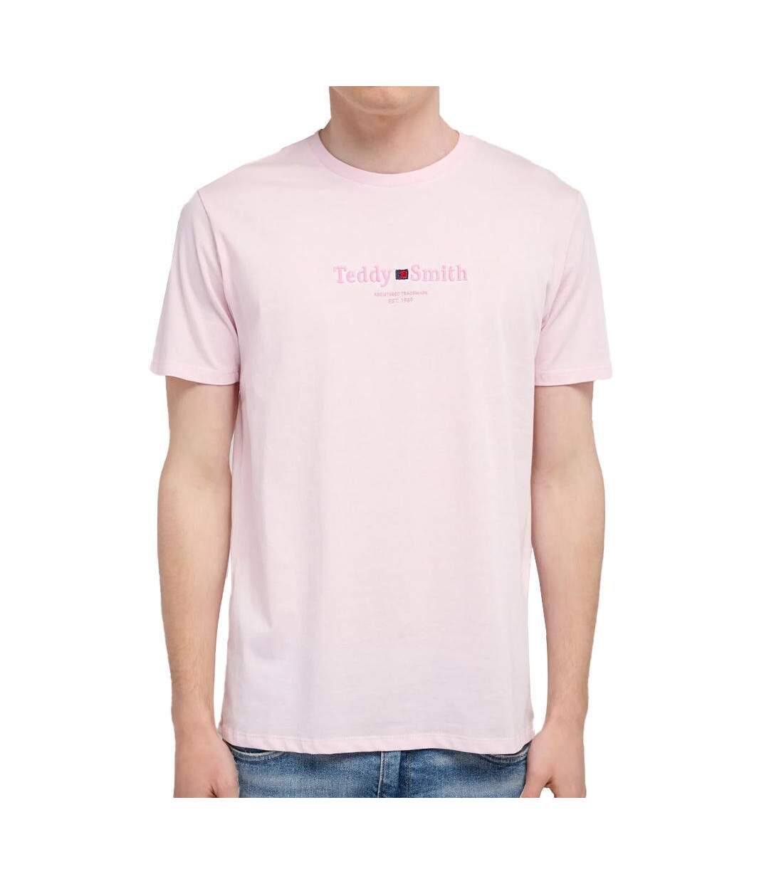 T-shirt rose homme teddy smith 11017024d0-1