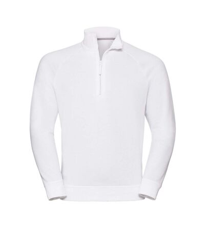 Russell Mens Authentic Quarter Zip Sweatshirt (White) - UTBC4655