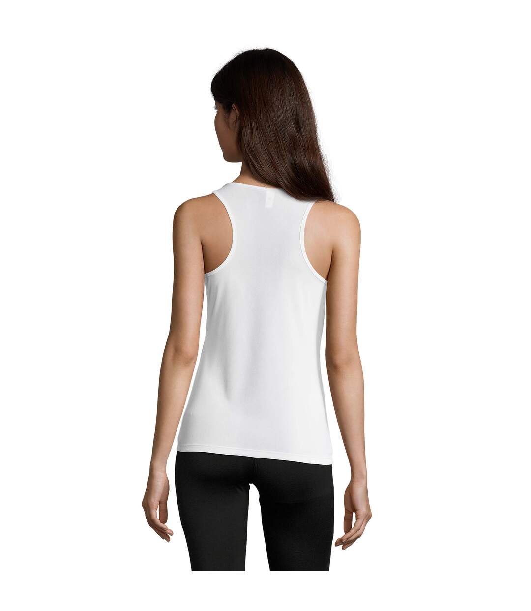 Débardeur Sporty Femme Blanc SOLS-3