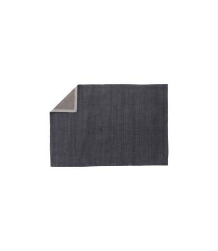 Tapis Déco en Laine Ulla 252x350cm Gris Foncé