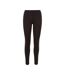 Legging Uni Et Doublé À Taille Élastiquée Fuzzy Femme Noir Trespass-1