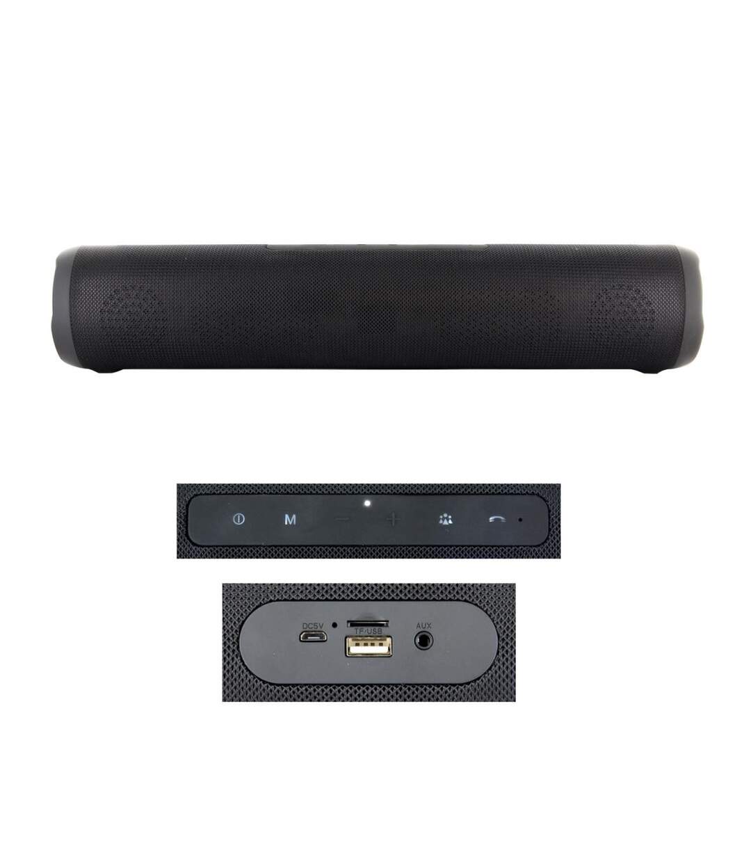 Enceinte Barre de Son 2 x 3 W 40cm Noir-1
