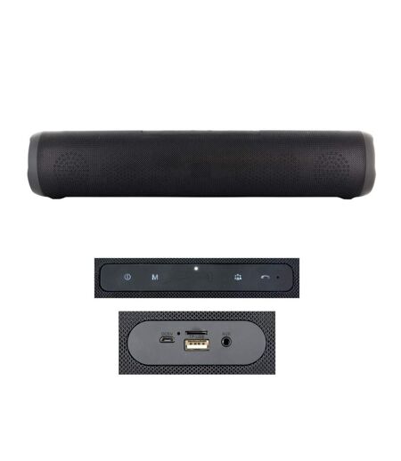 Enceinte Barre de Son 2 x 3 W 40cm Noir