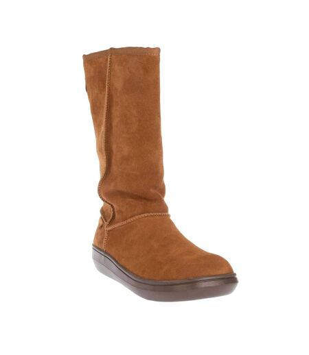 Womens/ladies sugar daddy suede winter boots chestnut Rocket Dog