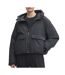 Doudoune noire femme converse synthetic puffer-1