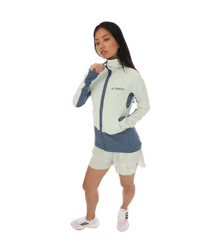 Veste polaire terrex zupahike femme vert clair / bleu marine Adidas
