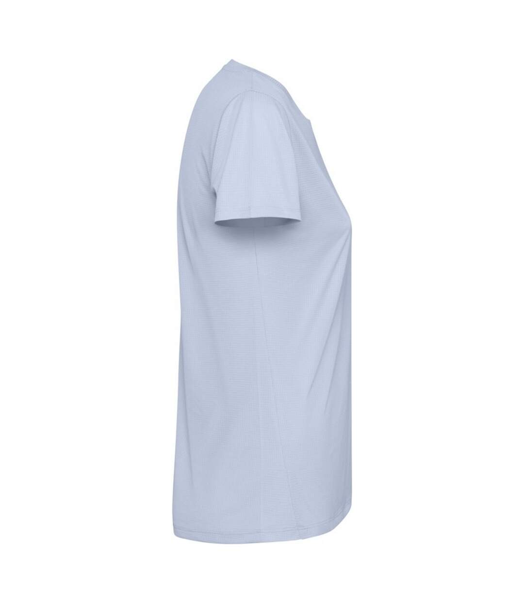 Womens/ladies Estoril Short-sleeved T-shirt Zen Blue Roly-3