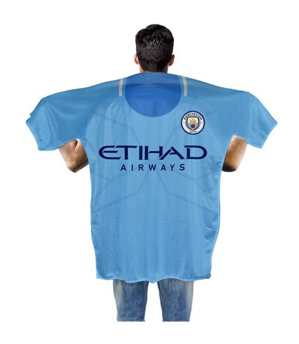 Manchester City FC - Bannière en forme du maillot du club (Bleu ciel) (Taille unique) - UTSG16188