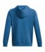 Sweat À Capuche Style Logo Rival Homme Bleu Foncé Under Armour-3