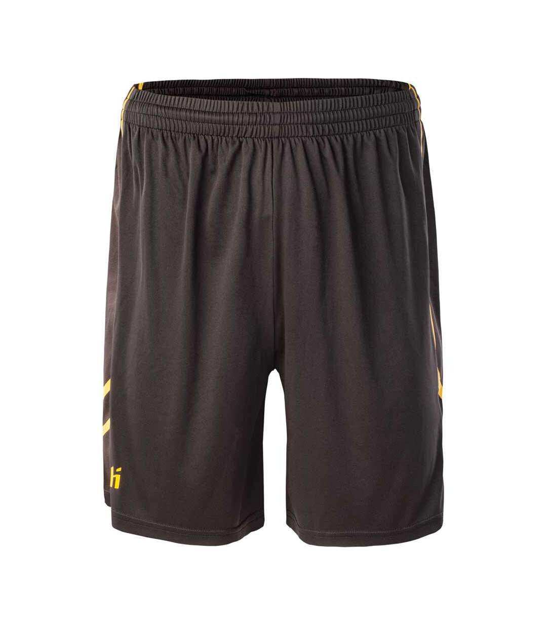 Short Motif/style Logo Dunkey Homme Noir Jaune Huari-1