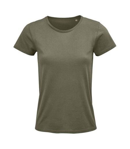 T-shirt Crusader Femme Vert Kaki SOLS