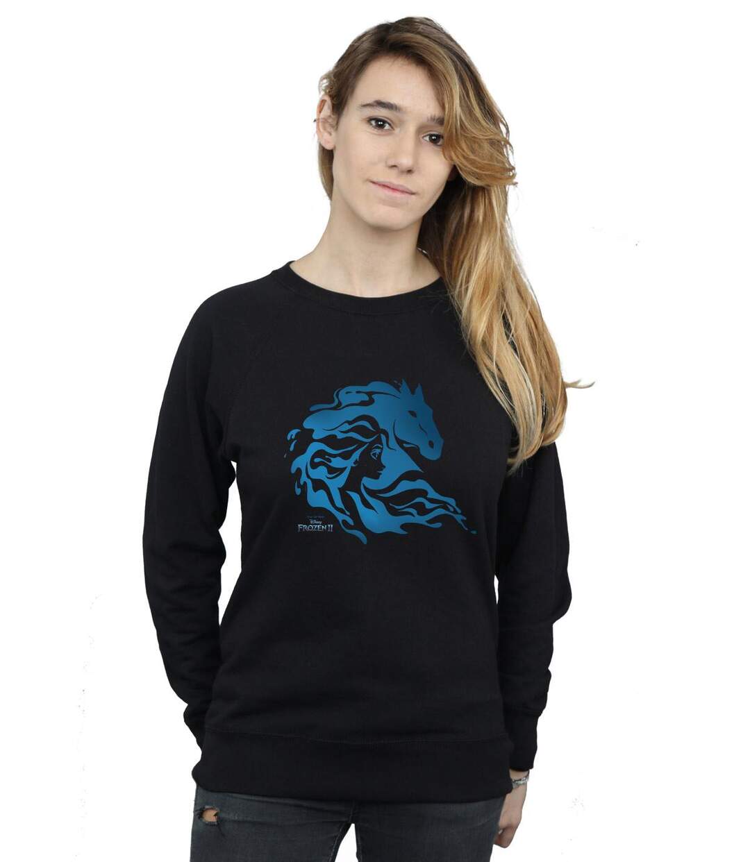 Disney - Sweat FROZEN NOKK SILHOUETTE - Femme (Noir) - UTBI18920-2